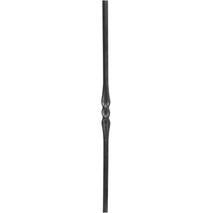 "Modern Design" Zierstab, Vierkantmaterial, glatt, verschiedene Materialstärken und Höhen