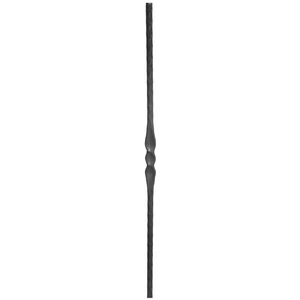 "Modern Design" Zierstab, Vierkantmaterial, kantengehämmert, verschiedene Materialstärken und Höhen