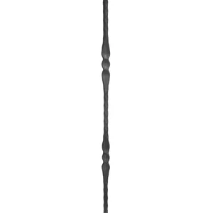 &quot;Modern Design&quot; Zierstab, Vierkantmaterial, kantengehämmert, verschiedene Materialstärken und Höhen