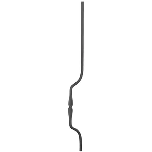 "Modern Design" Bauchstab, Vierkantmaterial, glatt, verschiedene Materialstärken und Höhen