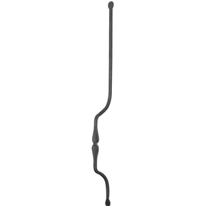 "Modern Design" Bauchstab, Vierkantmaterial, glatt, verschiedene Materialstärken und Höhen