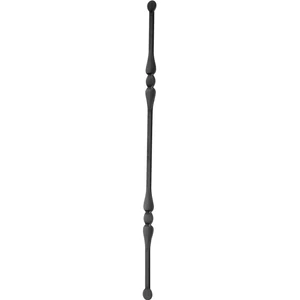 "Modern Design" Zaunstab mit Zaunspitzen, Vierkantmaterial, glatt, verschiedene Materialstärken und Höhen