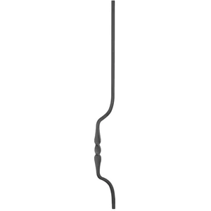 "Modern Design" Bauchstab, Vierkantmaterial, glatt, verschiedene Materialstärken und Höhen