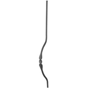"Modern Design" Bauchstab, Vierkantmaterial, glatt, verschiedene Materialstärken und Höhen