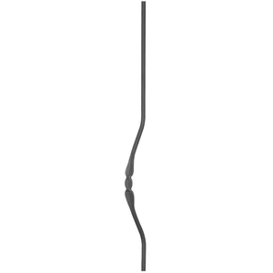 "Modern Design" Bauchstab, Vierkantmaterial, glatt, verschiedene Materialstärken und Höhen