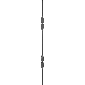 "Modern Design" Zierstab, Rundmaterial, glatt, verschiedene Materialstärken und Höhen