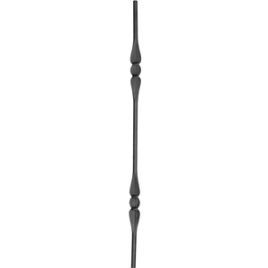 "Modern Design" Zierstab, Rundmaterial, glatt, verschiedene Materialstärken und Höhen