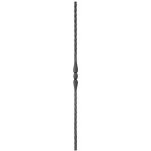 "Modern Design" Zierstab, Vierkantmaterial, kantengehämmert, verschiedene Materialstärken und Höhen