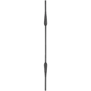 "Modern Design" Zierstab, Vierkantmaterial, glatt, verschiedene Materialstärken und Höhen