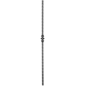 "Modern Design" Zierstab, Vierkantmaterial, kantengehämmert, verschiedene Materialstärken und Höhen