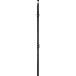 "Modern Design" Zaunstab mit Zaunspitze, verschiedene Materialstärken und Höhen