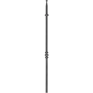 "Modern Design" Zaunstab mit Zaunspitze, verschiedene Materialstärken und Höhen