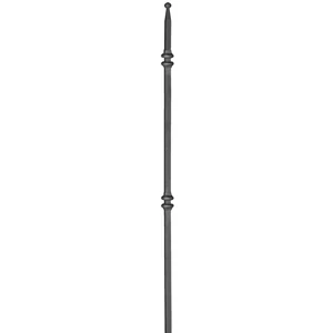 "Modern Design" Zaunstab mit Zaunspitze, verschiedene Materialstärken und Höhen