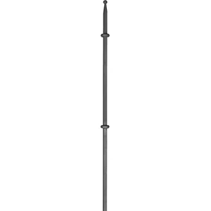 "Modern Design" Zaunstab mit Zaunspitze, verschiedene Materialstärken und Höhen