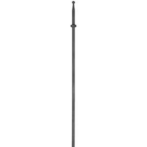 "Modern Design" Zaunstab mit Zaunspitze, verschiedene Materialstärken und Höhen