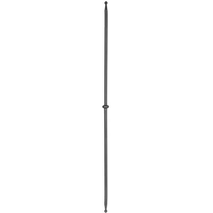 "Modern Design" Zaunstab mit Zaunspitzen beidseitig, Rundmaterial, glatt, verschiedene Materialstärke und Höhen