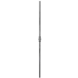 "Modern Design" Zierstab, Vierkantmaterial, Materialoberfläche "Baumrinde", verschiedene Materialstärken und Höhen