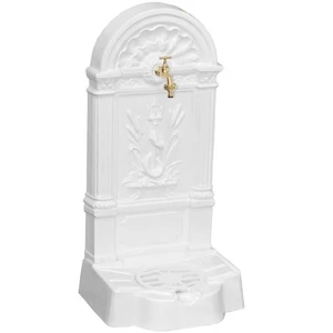 gartenbrunnen, wandbrunnen, antik, mit wasserhahn