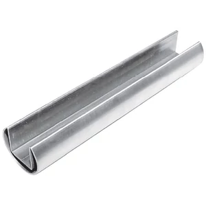 Glasleistenrohr mit Gummidichtung, Edelstahl (AISI 304 - V2A), verschiedene Größen