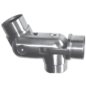 Flexibler Eckbogen mit Gelenk, Edelstahl (AISI 304 - V2A)