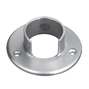 Bodenanker für Glasleistenrohr, Edelstahl (AISI 304 - V2A)