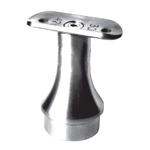 Handlaufstütze rund, für Rundrohr, Edelstahl (AISI 316 - V4A), verschiedene Größen