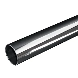 Rundrohr, Edelstahl (AISI 316 - V4A), hochglanzpoliert, Ø 42,4mm x 2,0 mm, Länge 3 Meter