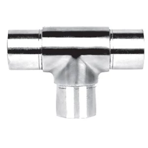 T-Verbinder, Edelstahl (AISI 316 - V4A), hochglanzpoliert