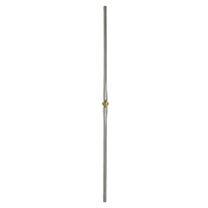 Zierstab, Edelstahl (AISI 304 - V2A), verschiedene Größen, Buchse in Kupfer