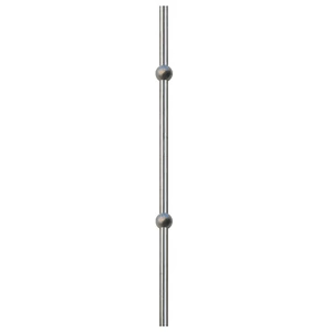 Pfosten mit Kugel (Ø60mm), verschiedene Größen verziert, Edelstahl (AISI 304 - V2A), verschiedene Größen
