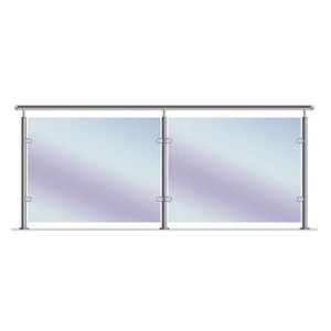Edelstahl Glasgeländer