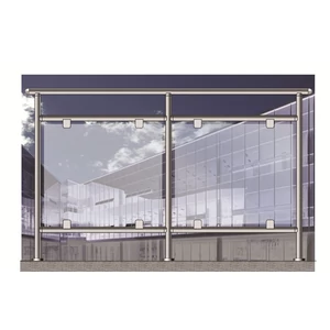 Edelstahl Glasgeländer
