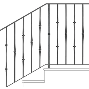 Schmiedeeisernes Geländer