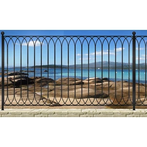 Schmiedezaun-Design &quot;RIVIERA&quot;