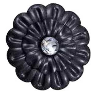 Zierrosette mit Swarovski Kristall Dekor