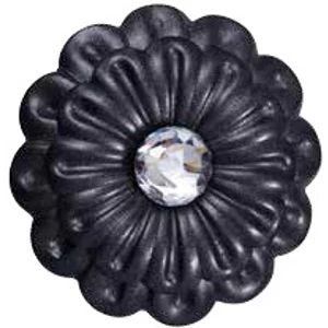 Zierrosette mit Swarovski Kristall Dekor
