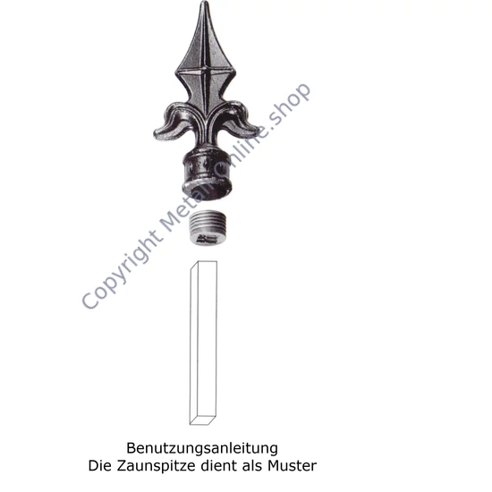 Zaunspitze zum Aufstecken