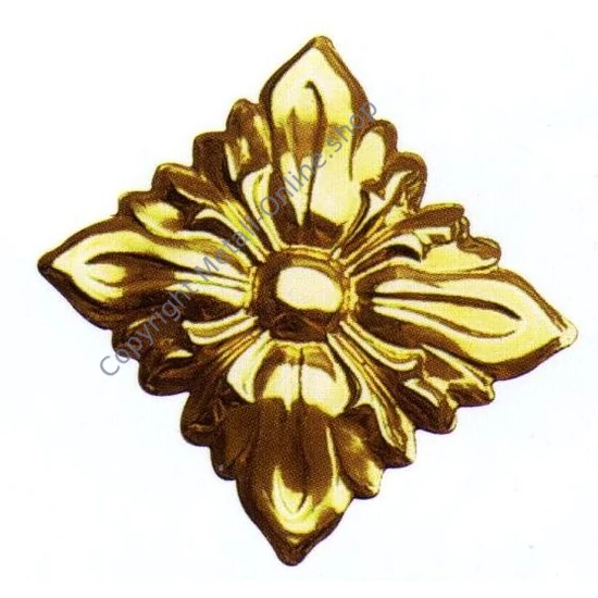 Zierrosette aus Messing