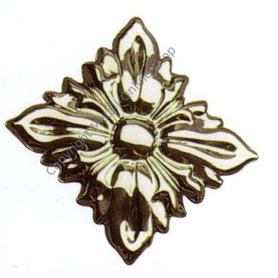 Zierrosette aus Edelstahl