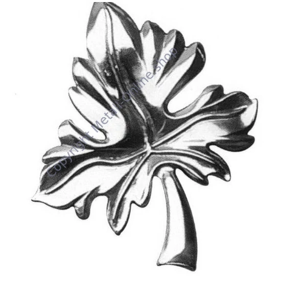 Zierblatt aus Edelstahl