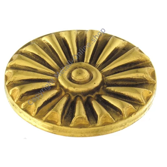 Zierrosette aus Messing