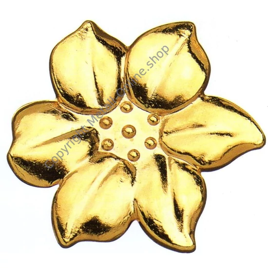 Zierrosette aus Messing