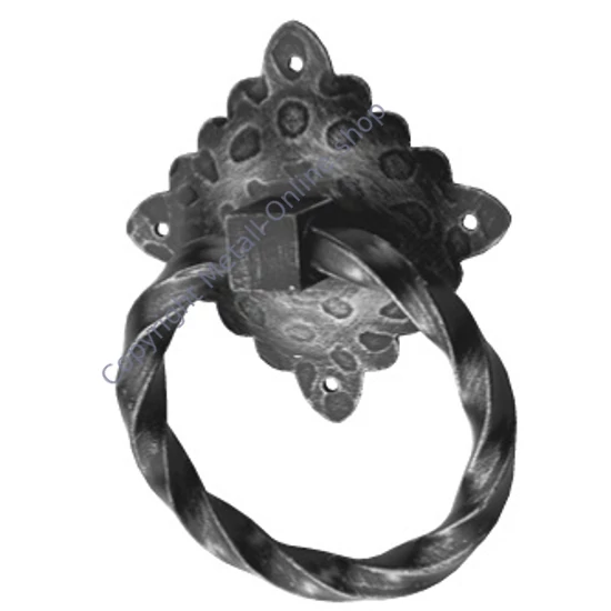 Türklopfer antik, galvanisiert und antik lackiert