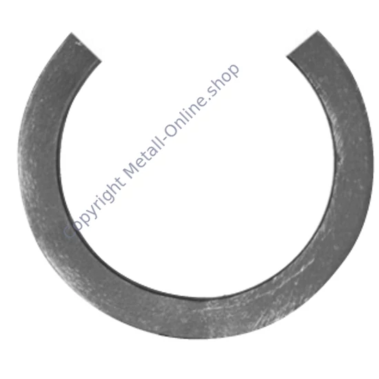 Ring, offen, Vierkantmaterial, glatt, verschiedene Materialstärken und Durchmesser