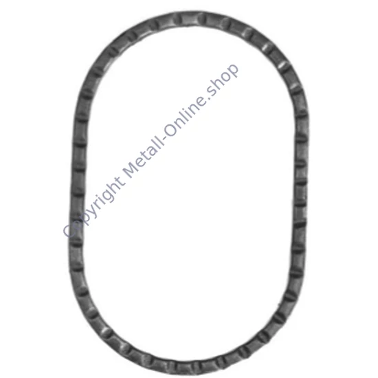 Ovalring, Flachmaterial, 