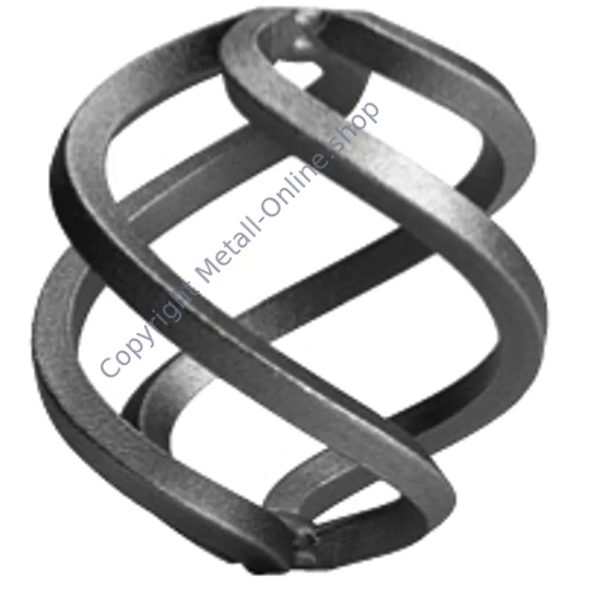 Zwirbel aus Vierkantmaterial