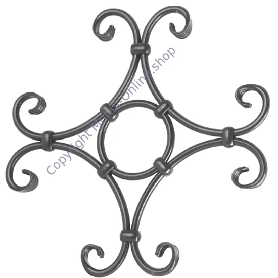 Ornament, klassisch, verschiedene Materialstärken