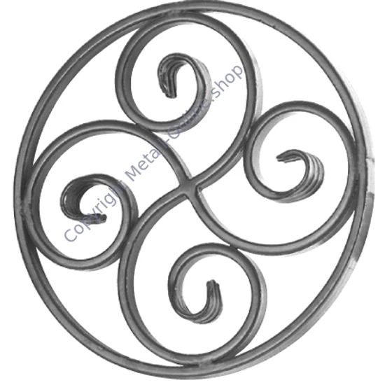 Ornament, klassisch, verschiedene Materialstärken