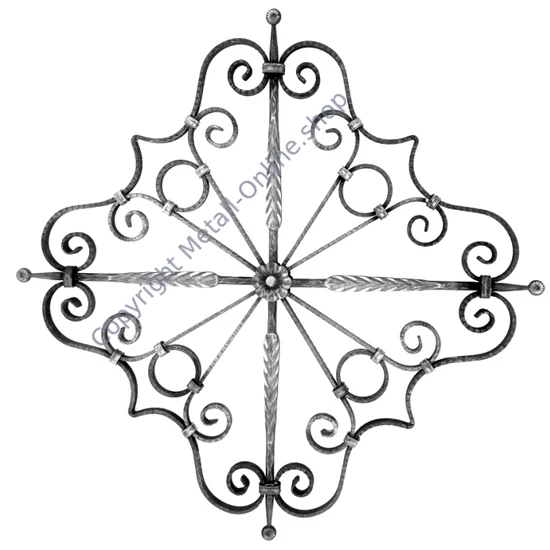Ornament, klassisch, verschiedene Materialstärken