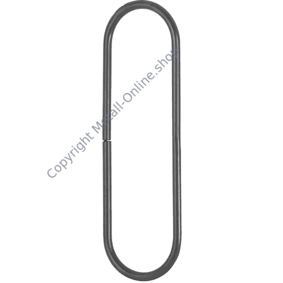 Ovalring, Rundmaterial, glatt